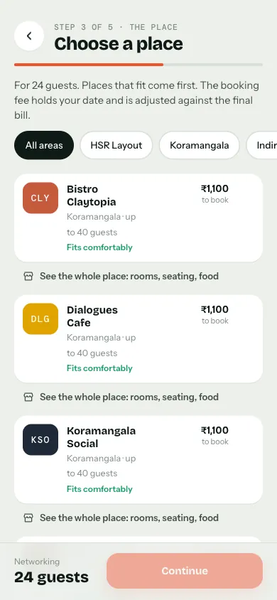 Plan: place screen